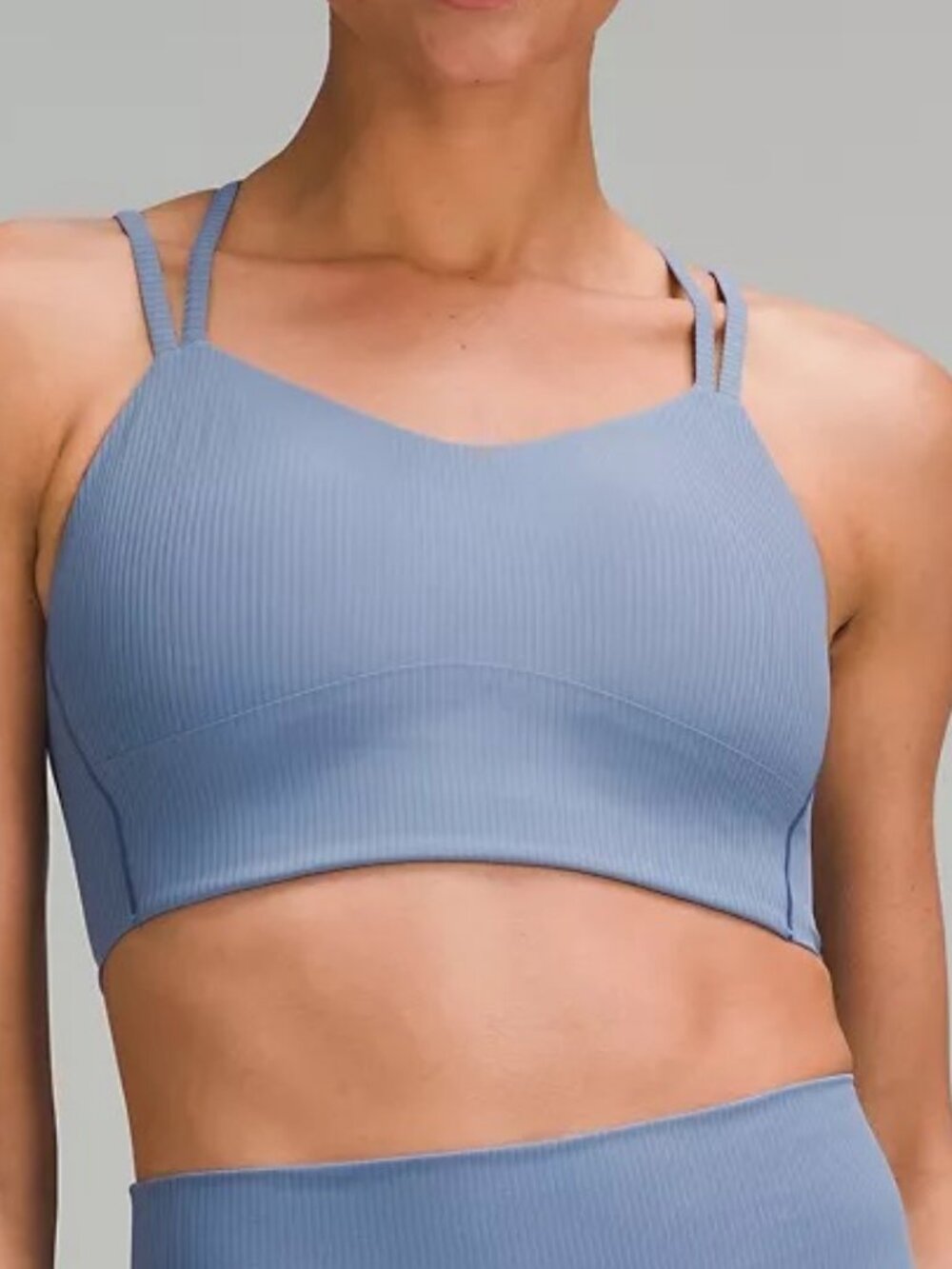 Like a Cloud Ribbed Longline Bra